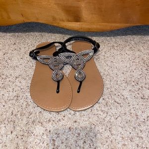 sparkly sandals